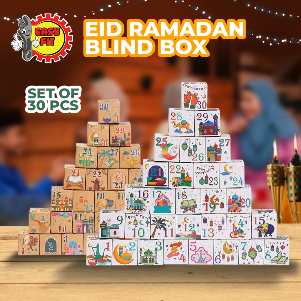 30 Pcs Raya Gift Box Mini Box Raya Design Gift Box Raya Party Supplies ...