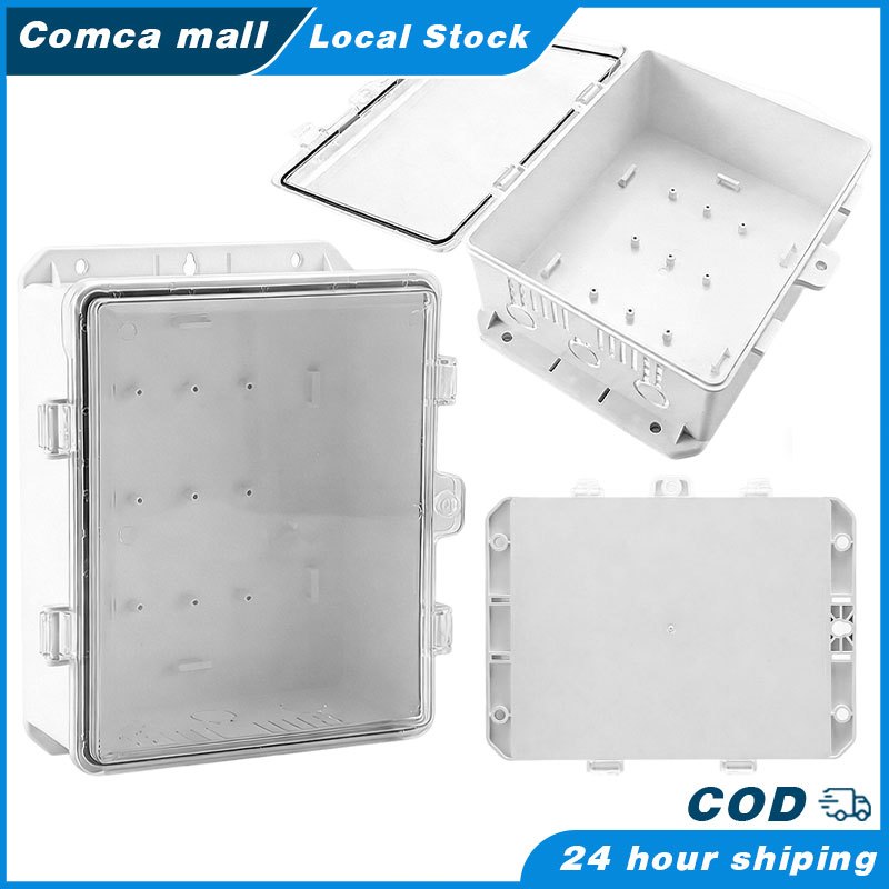 Transparent Waterproof Junction Box / Weatherproof Enclosure Electrical ...