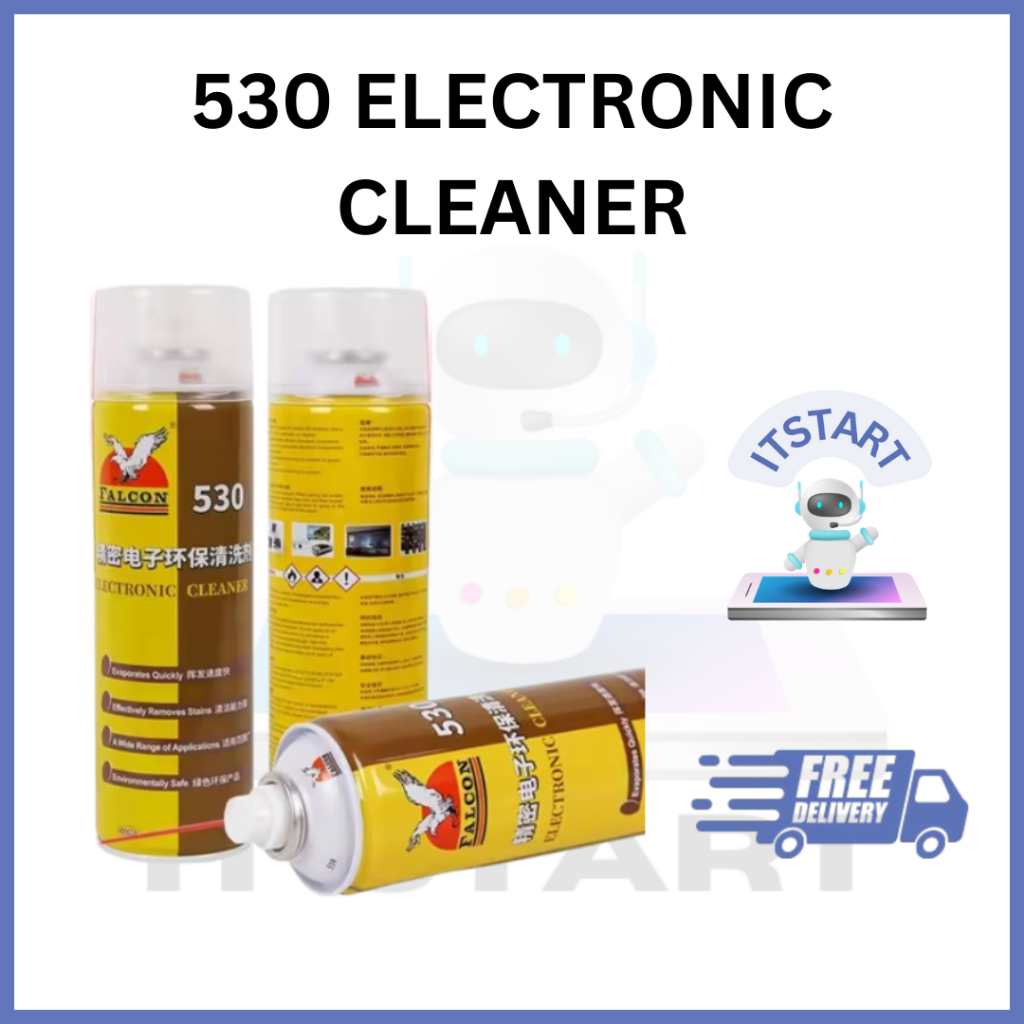 Falcon 530 Electronic Contact Cleaner 550ml 电板电子清洁剂 & Cleanroom Wipers ...