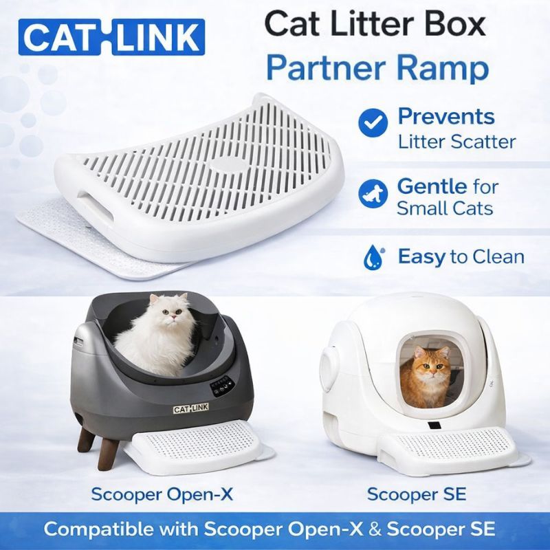 CATLINK Ramp BAYMAX Scooper SE Cat Litte Box Stair Catch Sandbo ...