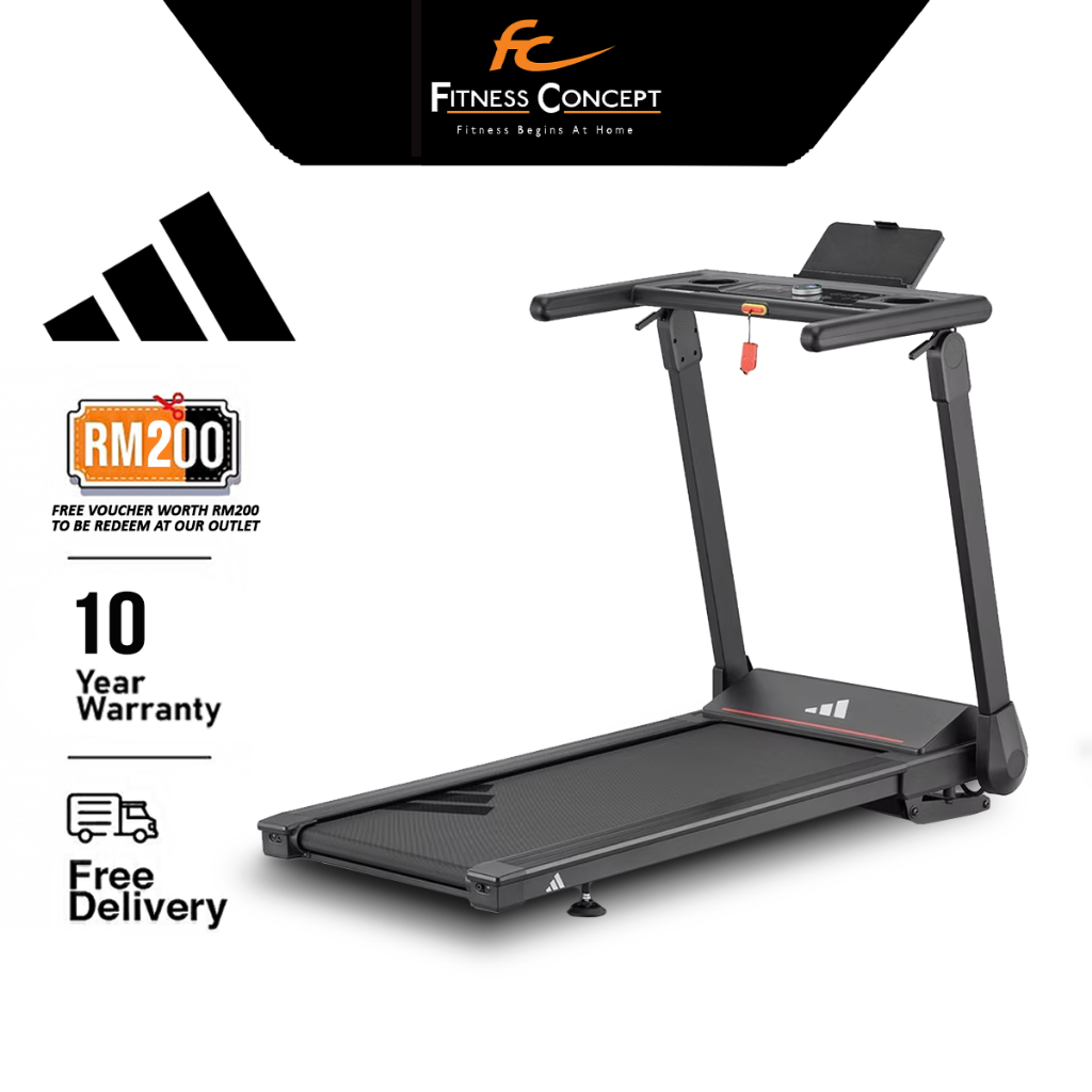 Fitness Concept : Adidas T-1 Treadmill | 1-Step Fold Design | Auto ...