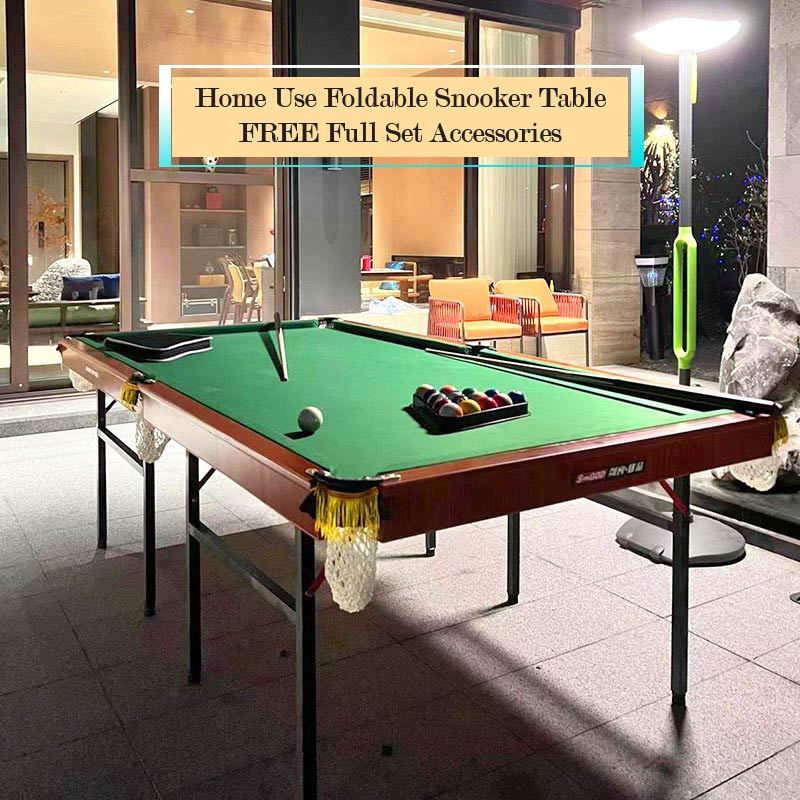 Training pool table household folding pool table billiards W ...