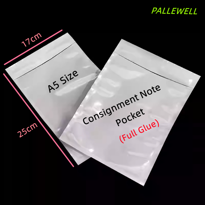 PALLEWELL 10pcs A5 Size Full Glue AWB Consignment Note Pocket | Shopee ...