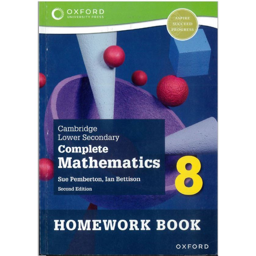 Cambridge Lower Secondary Complete Mathematics Homework Book 8 | Shopee ...