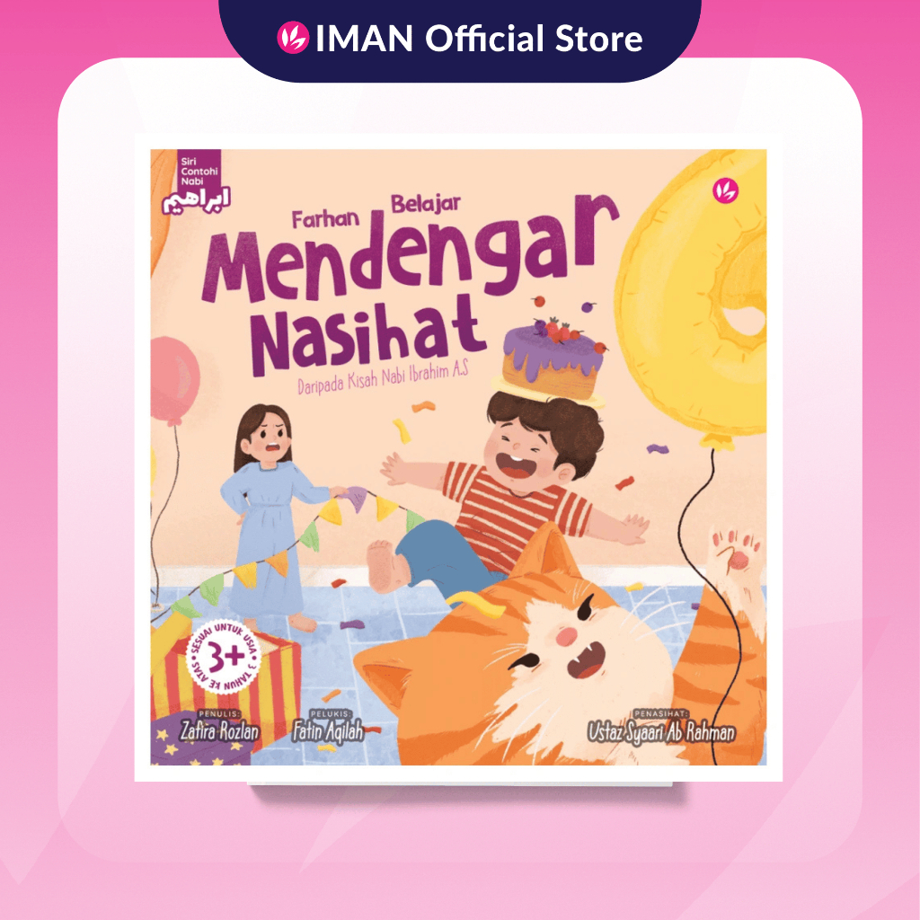 Farhan Belajar Mendengar Nasihat Daripada Kisah Nabi Ibrahim A.S by Zafira Rozlan, Fatin Aqilah & Ustaz Syaari Ab Rahman | Shopee Malaysia