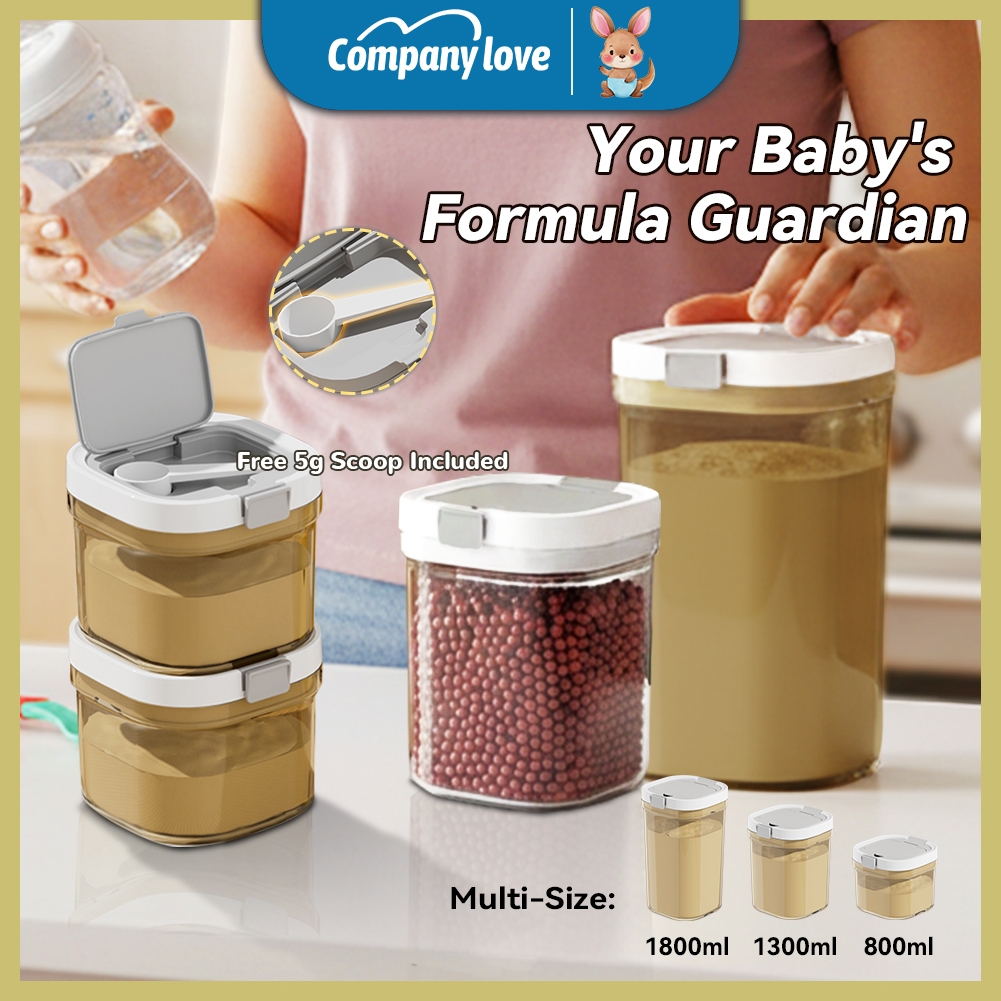 Company love 1800ml Bekas Susu Baby Kedap Udara Milk Powder Container ...