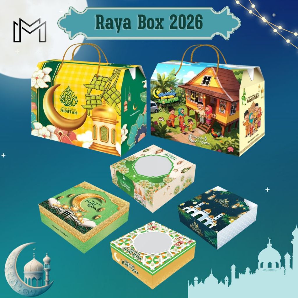 ( 2026 )Hari Raya Gift Box/Raya Kuih Lapis Box / Kotak Hadiah Raya ...