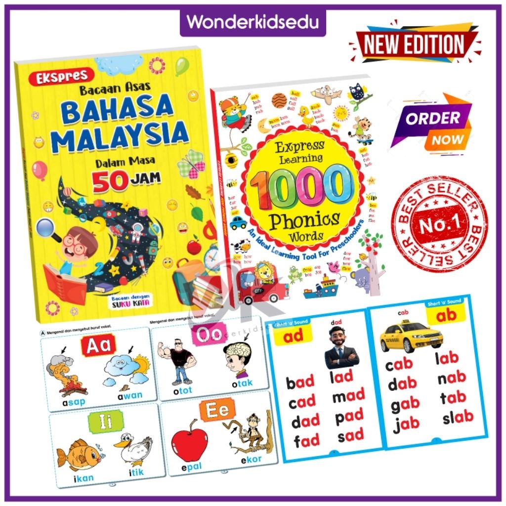 Bacaan Asas Bahasa Malaysia dalam Masa 50 Jam | Express Learning 1000 ...