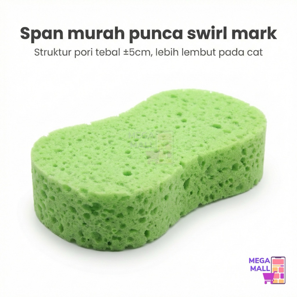Car Wash Sponge Span Basuh Kereta Exterior Washer Span Basuh Motor ...