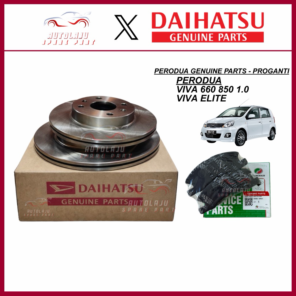 ORI DAIHATSU VIVA 660 850 1.0 VIVA ELITE FRONT BRAKE DISC ROTOR WITH ...