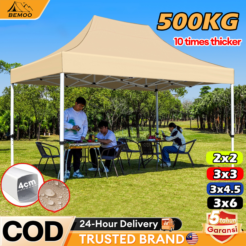 【WTHB】Khemah 10x10 Heavy Duty Full Set Khemah Niaga Night Market Canopy ...
