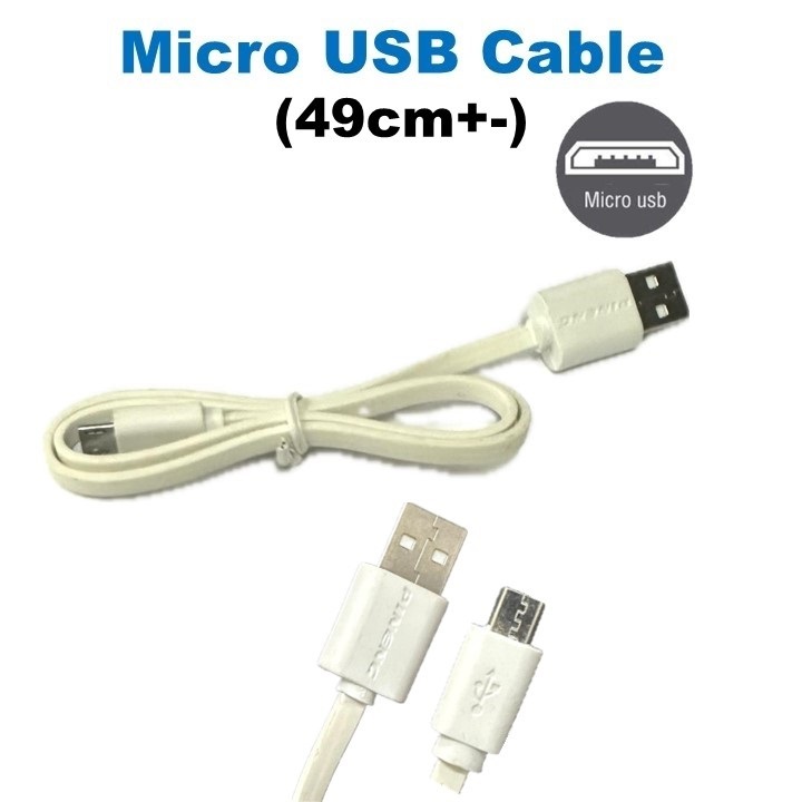 Micro USB Cable Stainless Steel Charging Short Cable ( Length-23cm ...