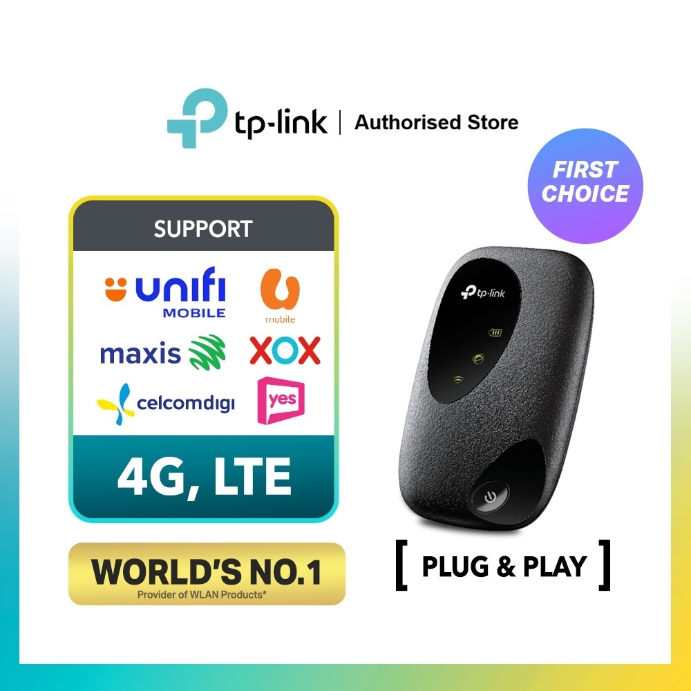 TP-Link M7000 | 4G LTE Mobile Wi-Fi & 4G Router With 2000mAH Battery ...