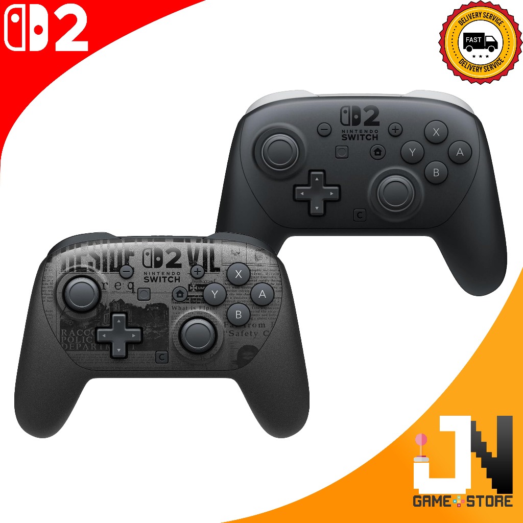 Nintendo Switch 2 Official Pro Controllers Resident Evil Requiem ...