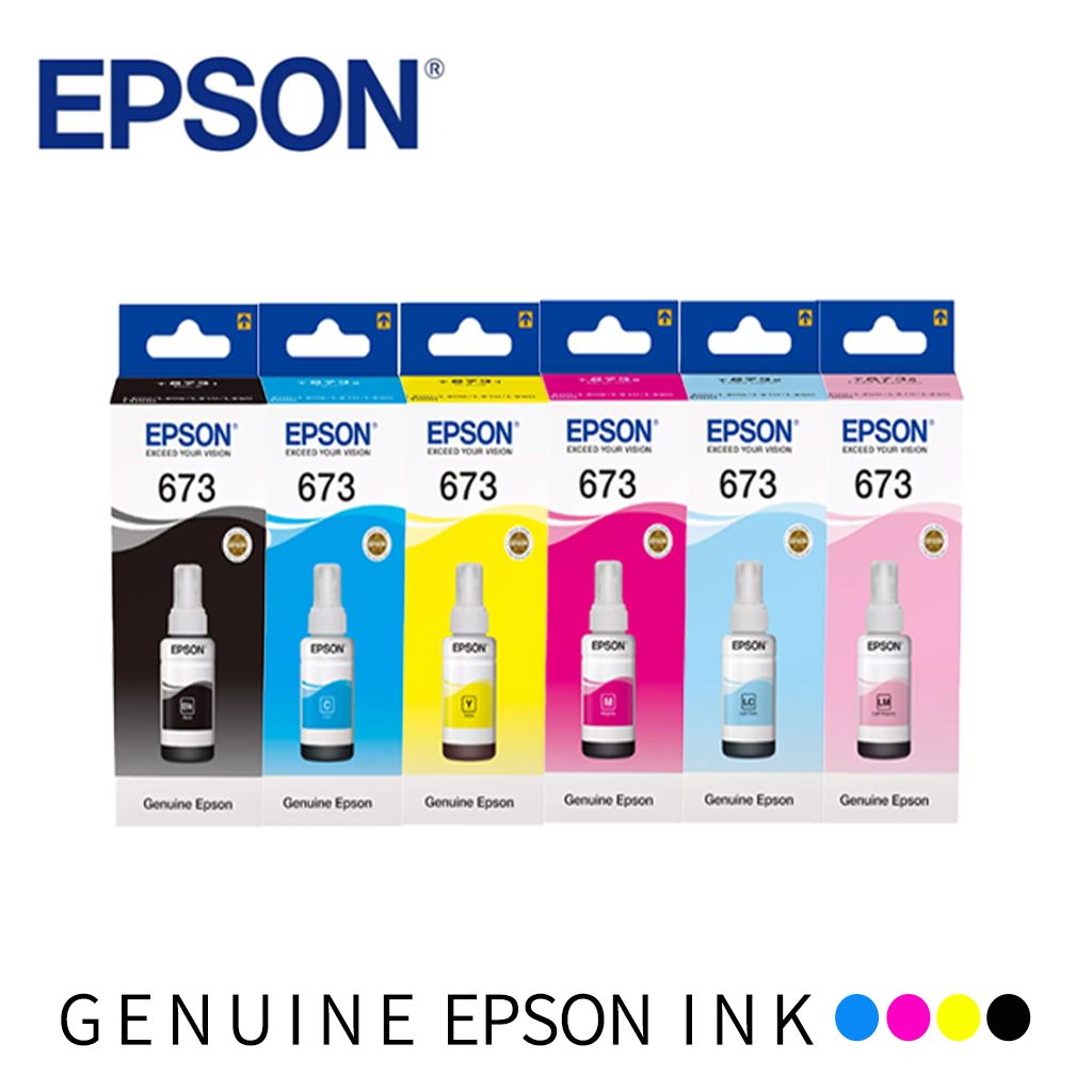 Epson 673 lnk Bottle Original T6731 T673 Ink Epson L850 L1800 L805 L810 ...