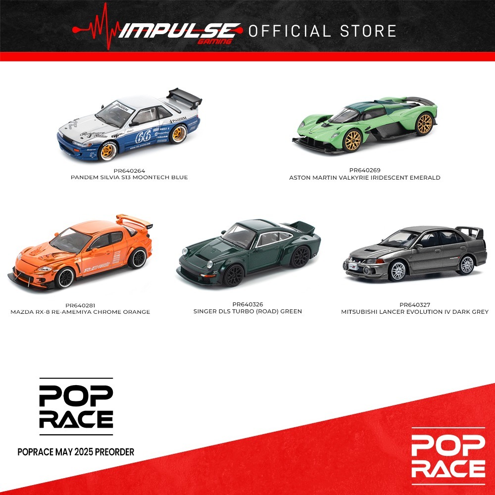 PopRace 1/64 SILVIA S13 MOONTECH / Valkyrie Iridescent / RX-8 RE ...