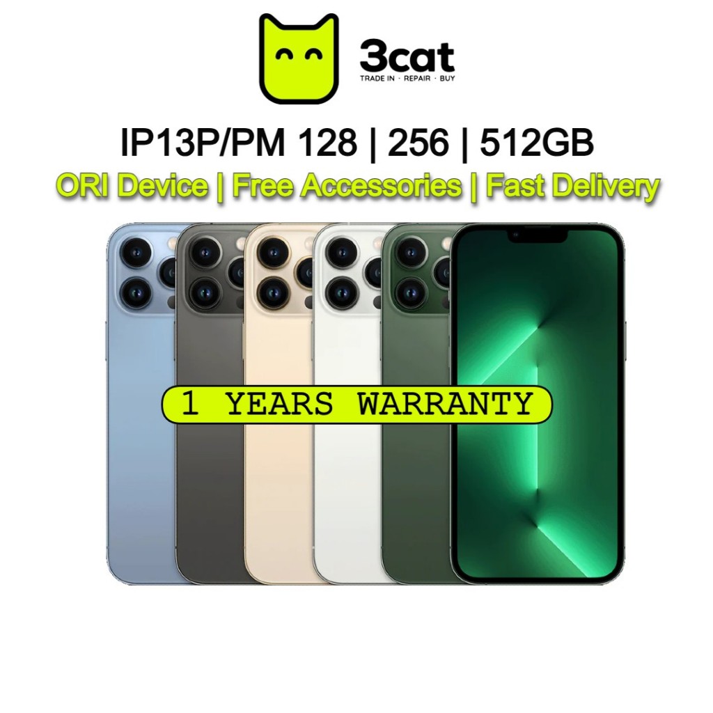 3Cat USED SET - 13P/PM 128GB | 256GB | 512GB Smart Phone | Shopee Malaysia