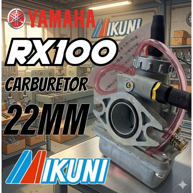 CARBURETOR MIKUNI YAMAHA RX 100 / RX100 ORIGINAL YAMAHA 100% ORIGINAL ...