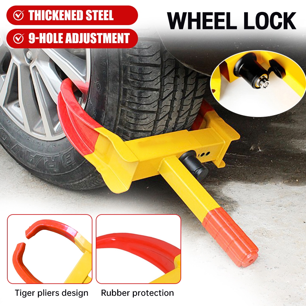 Car Wheel Lock Vehicle Tire Locker Anti-Theft Tyre Car Clamp Safety ...