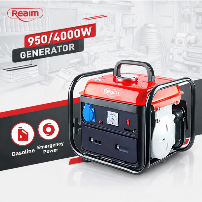 REAIM 63CC Portable Generator Silent Penjana 2 Stroke Petrol Generator ...