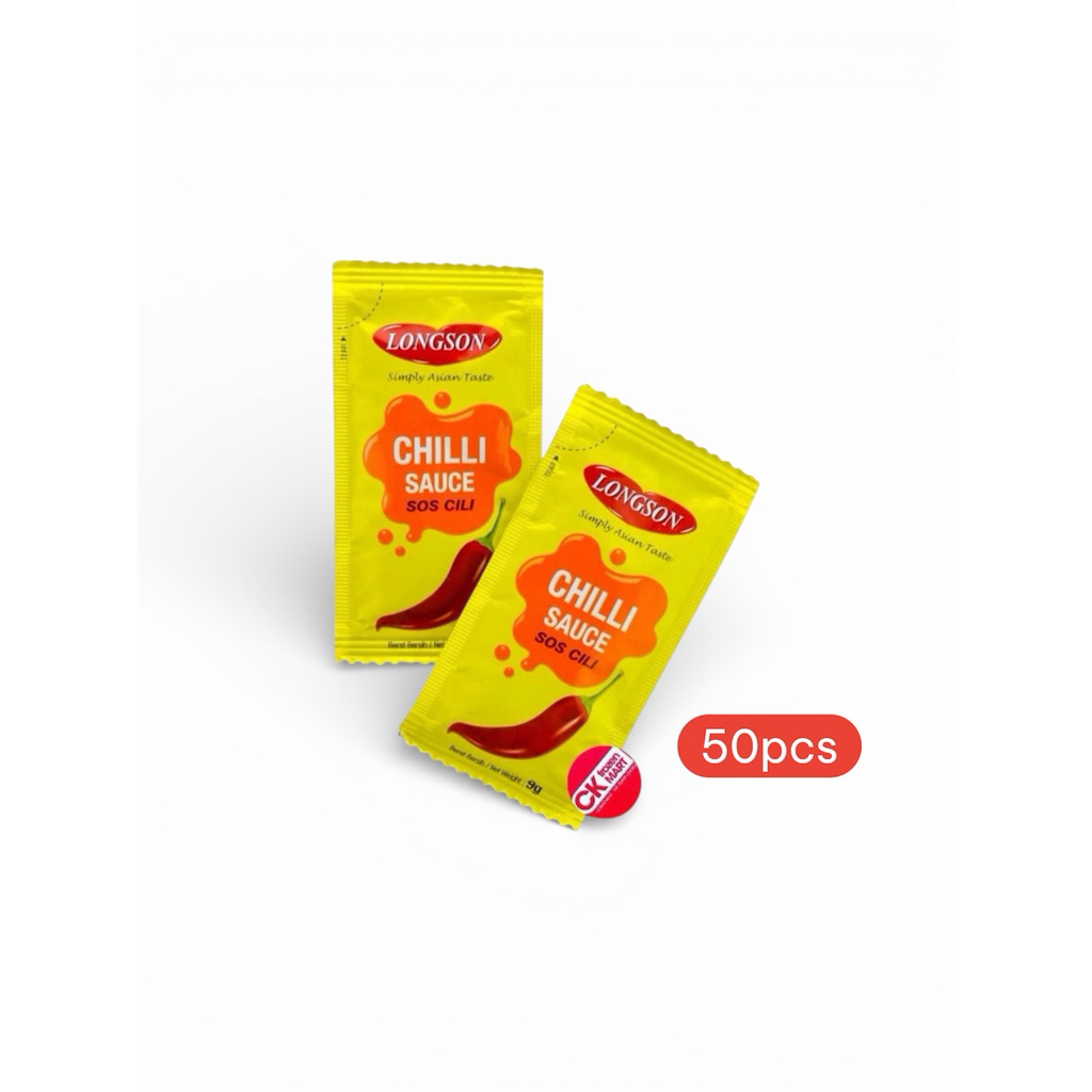 Longson Sos Cili Sachet 9g (50pcs) | Shopee Malaysia