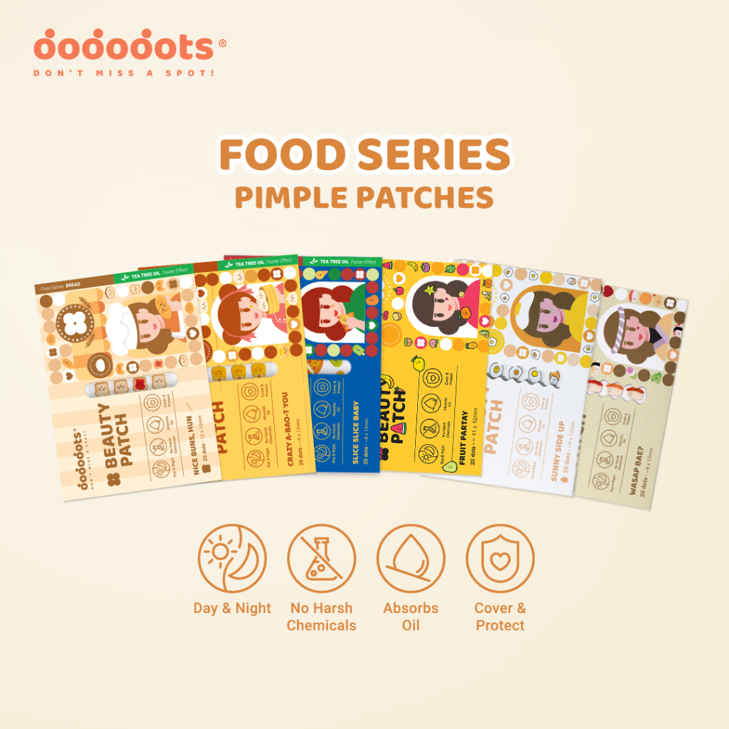 [FOOD SERIES] Dododots Pimple Patch - Fast Healing Clinical-Grade ...