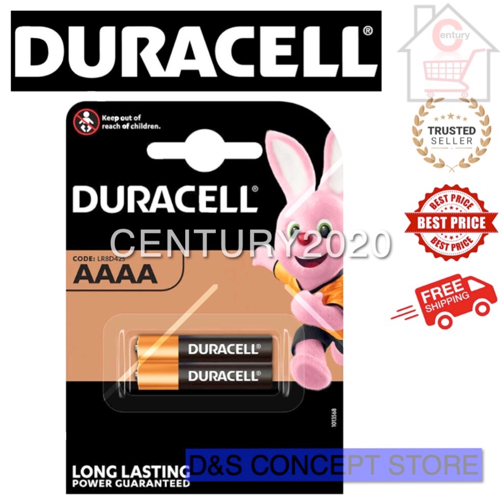 ENERGIZER AAAA Battery Max Powerseal AAAA E96 Alkaline Batteries 2pcs ...