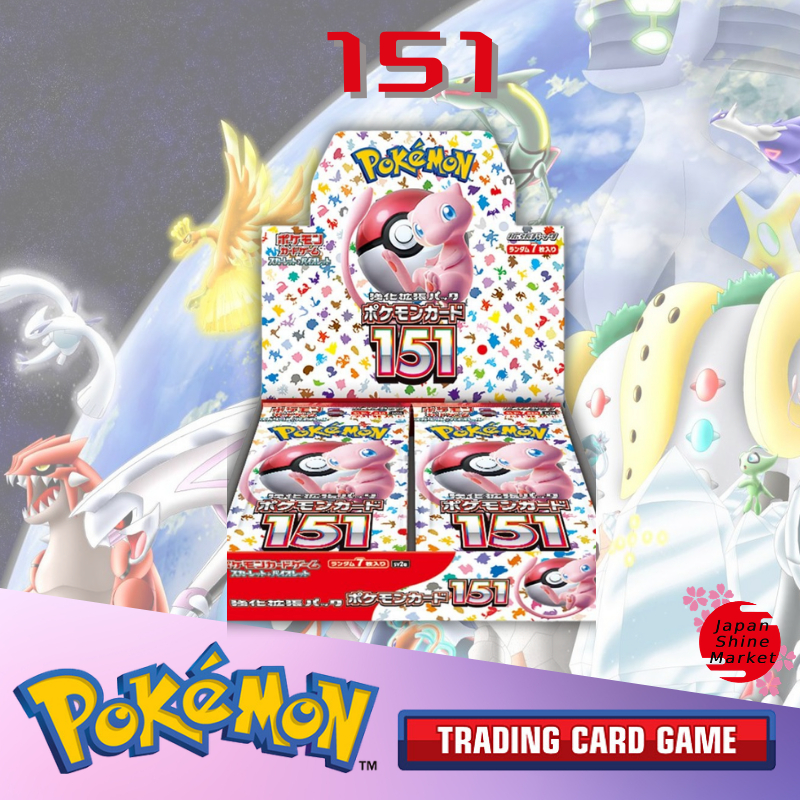 【Ready Stock】 Pokemon Card Japanese TCG Pokemon Card 151 box with ...