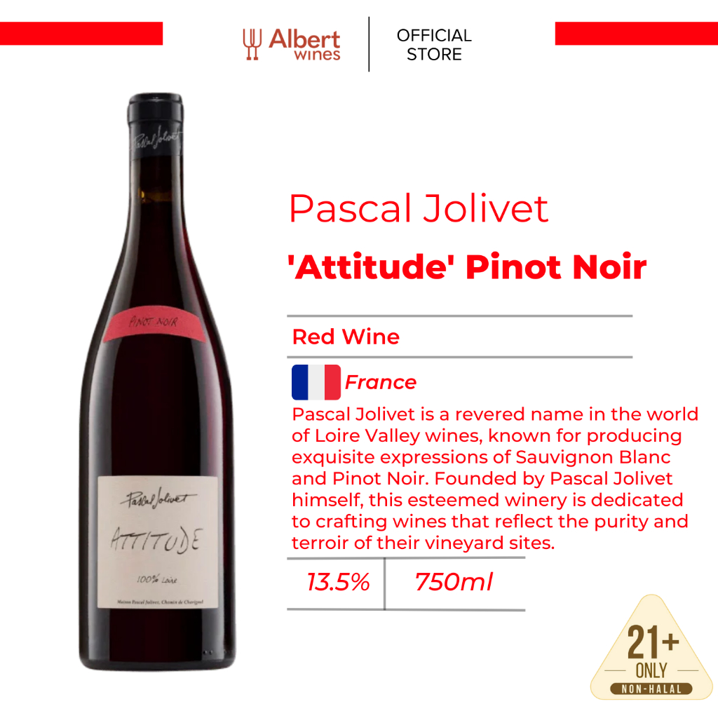 Pascal Jolivet 'Attitude' Pinot Noir (Red Wine) (Organic) 法国 红酒 有机 ...