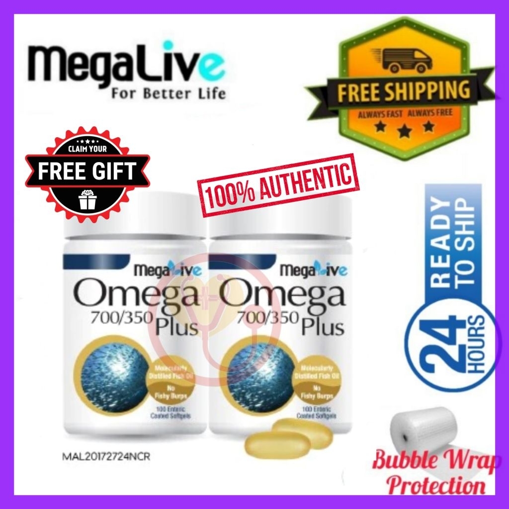 MEGALIVE OMEGA 700/350 2X100'S Exp: 01/28 | Shopee Malaysia