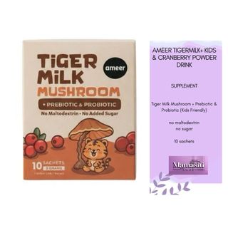 ameer Tiger Milk Mushroom paired with prebiotic & probiotic support for ...