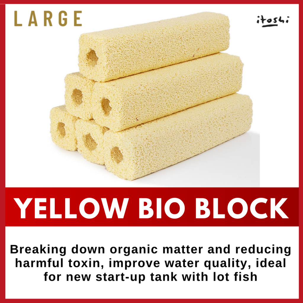 ITOSHI Infrared Yellow Quartz Bio Home Filter Media Bacteria House ...