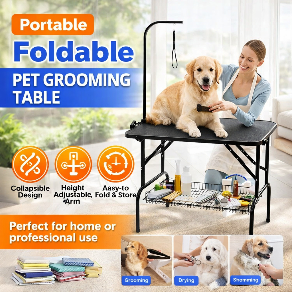KELETOOL Pet Grooming Table Dog Cat Dryer Bath Trimming Large Dogs ...