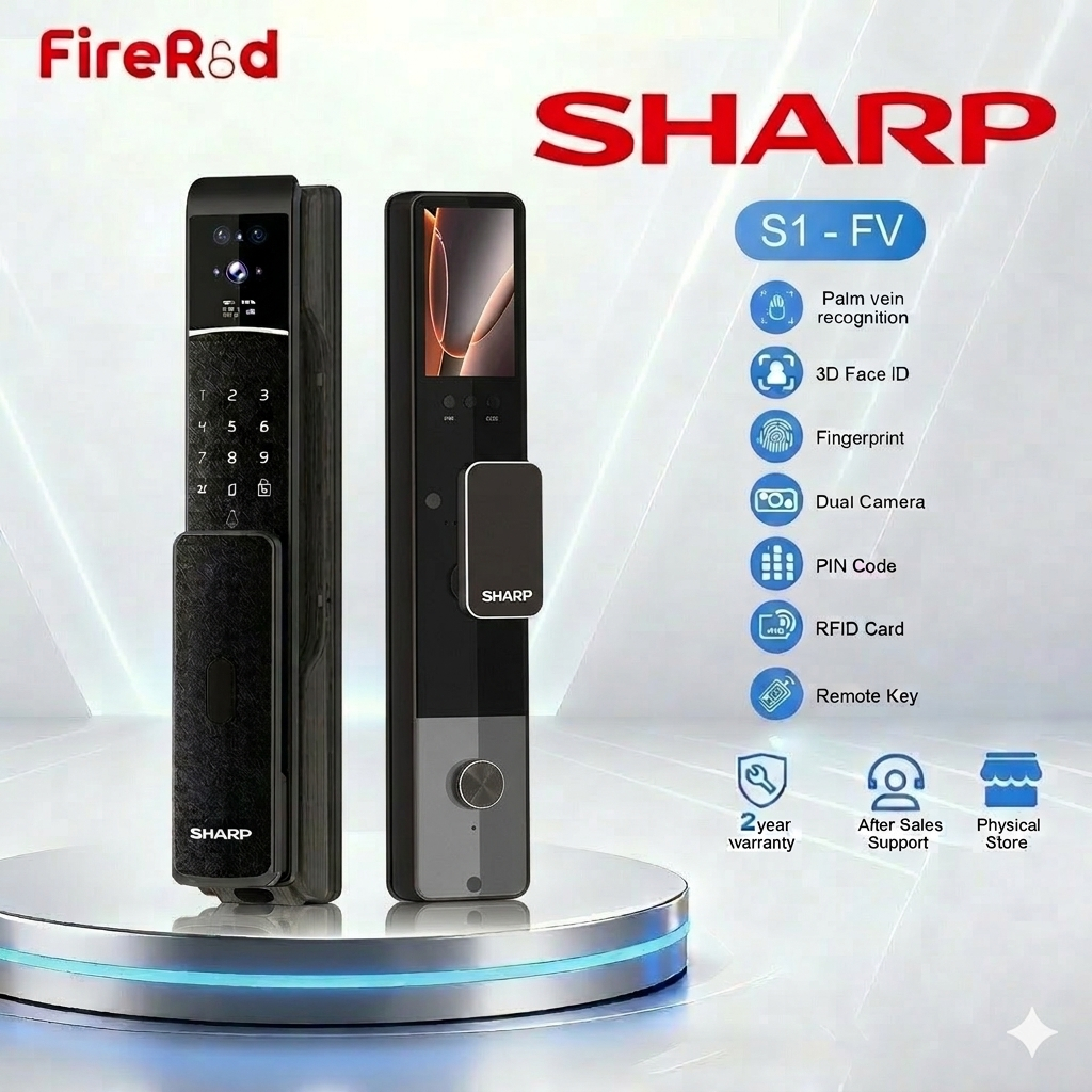 Sharp S1-FV Fully Automatic Intelligent Lock | Installation Available ...