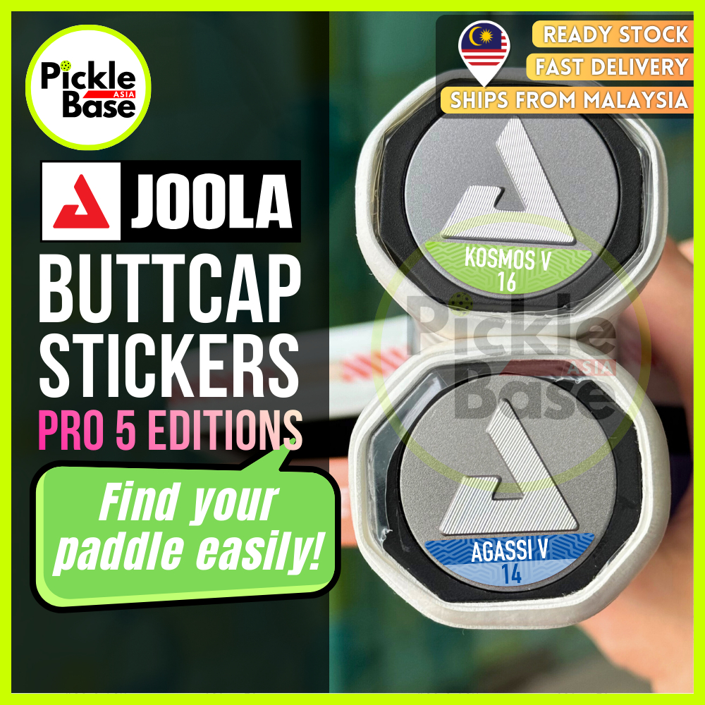 [PICKLEBASE] JOOLA BUTT CAP STICKER Base Cover Label Pickle Ball Paddle ...