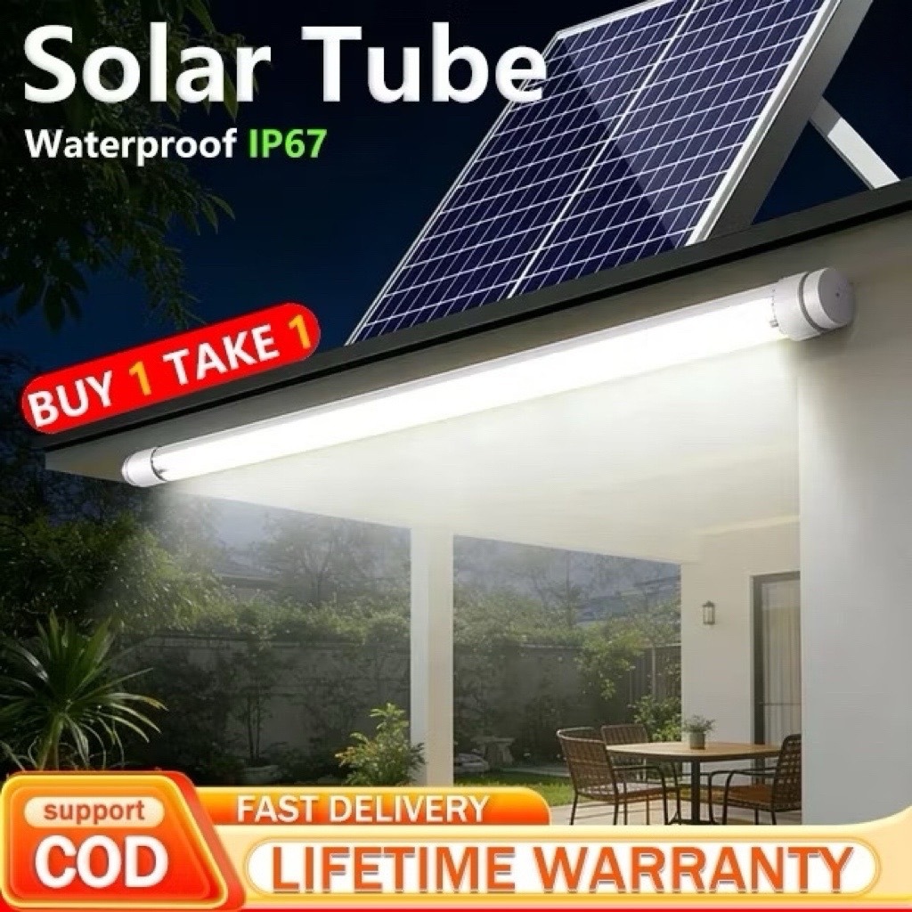 3000W Lampu Solar light outdoor lighting Solar LED Tube Solar Light ...