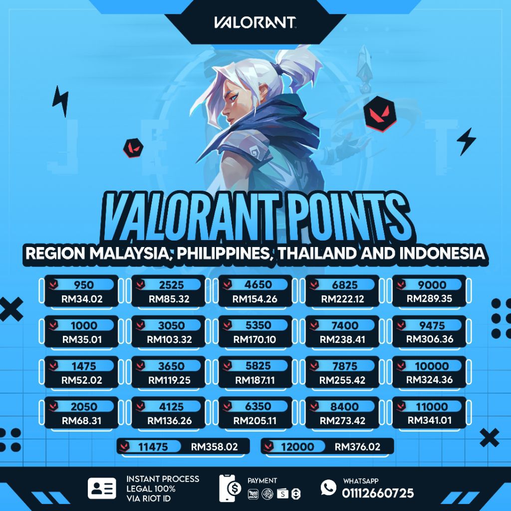 Valorant Points instant top-up and bundles | Shopee Malaysia