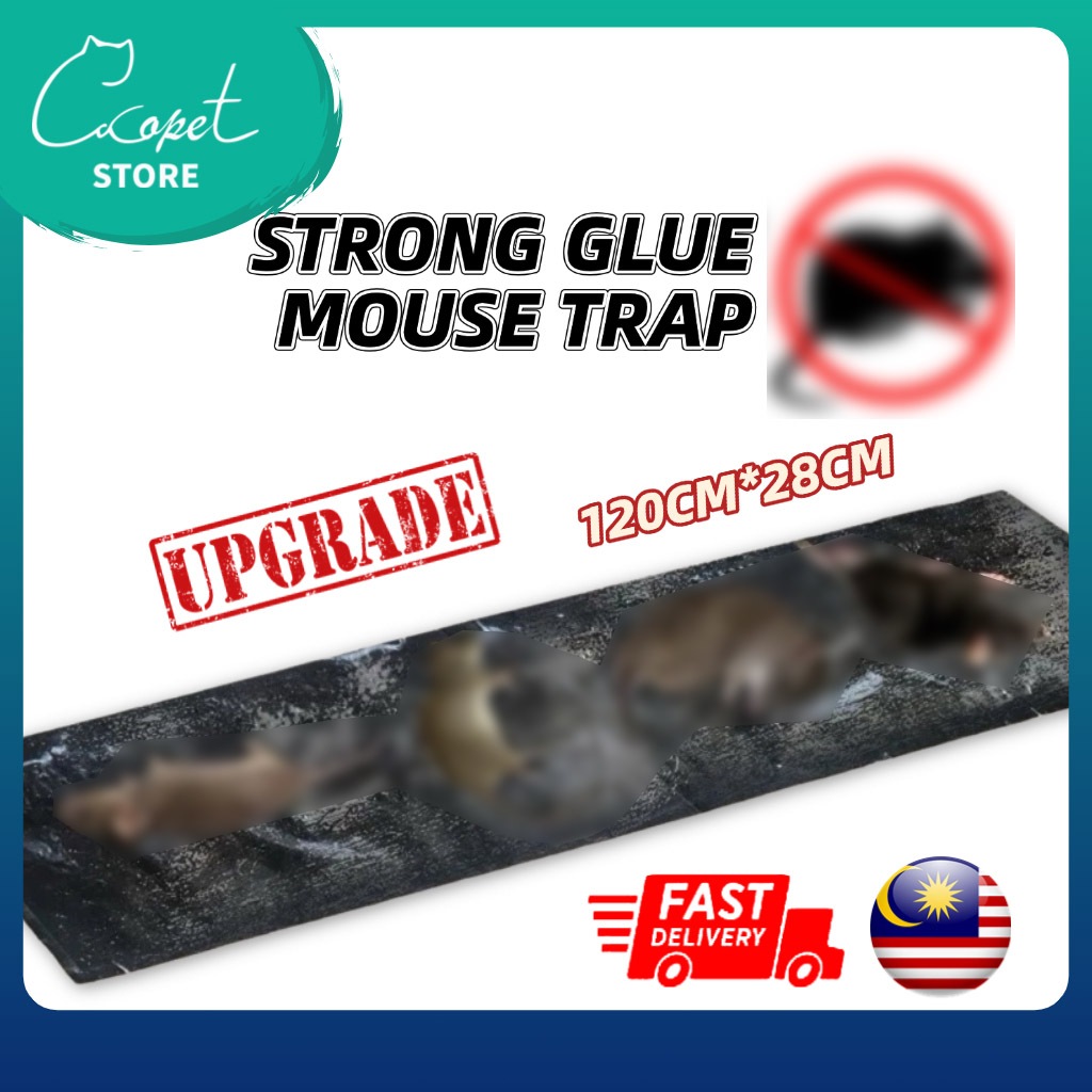 [120 X 28cm] Perangkap Tikus Mouse Trap Sticky Rat Glue Trap Strong ...