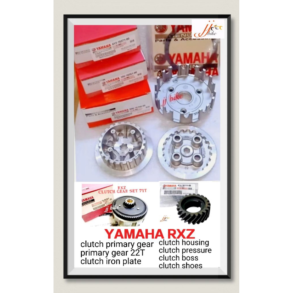 RXZ CLUTCH HOUSING CLUTCH PRESSURE PLATE CLUTCH BOSS CLUTCH SHOES FULL ...