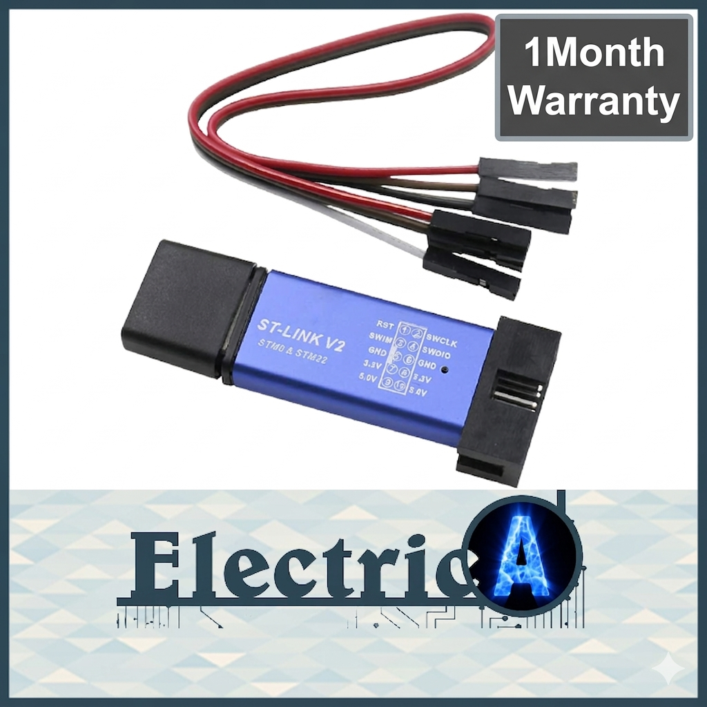 (+1Month Warranty) ST-Link Programming Unit ST LINK V2 STLINK STM8 STM32 Emulator Downloader [ElectricA]