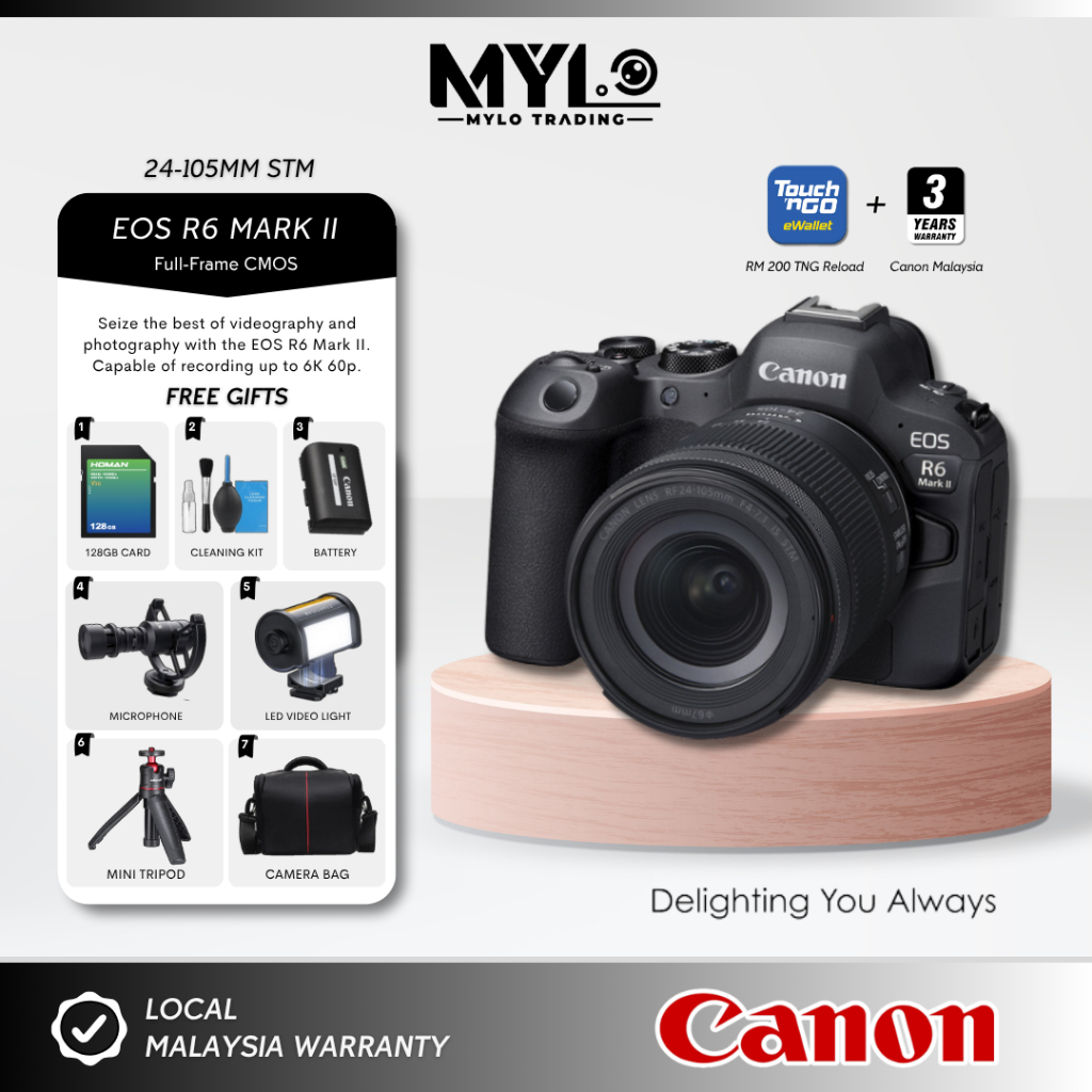 (READY STOCK) - Canon EOS R6 Body | EOS R6 II | EOS R6II | RF 24-105 IS ...