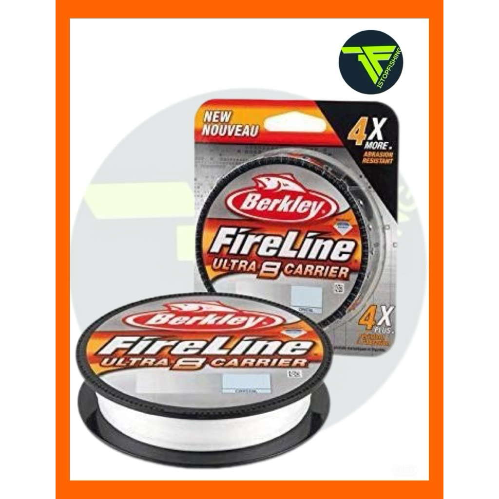 berkley fireline ultra 8 braided fishing line - Crystal / 6lb featuring an 8 LINE,BERKLEY FIRELINE ULTRA 8 CARRIER