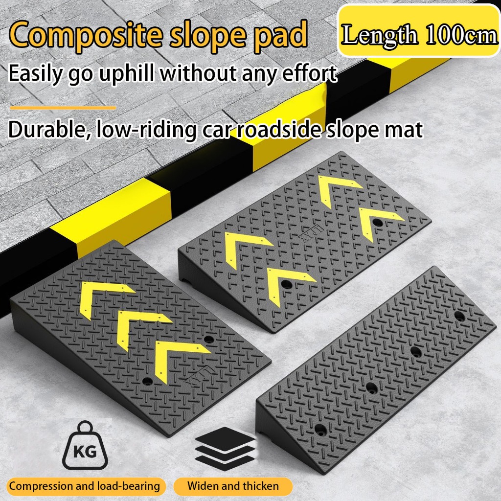 Step slope pad HEAVY DUTY rubber curb ramp Car Kerb Ramp Mat Curb Ramp ...