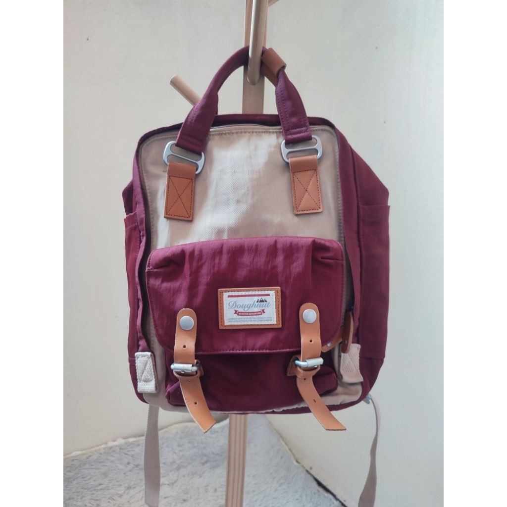 doughnut women's backpack maroon mini Macaroon Blue Seeing a crystal ball in your dreams is a good omen and foretells the arrival of something positive which is why it is incorporated into our logo for this series Colorado Earth Tone Series Backpack