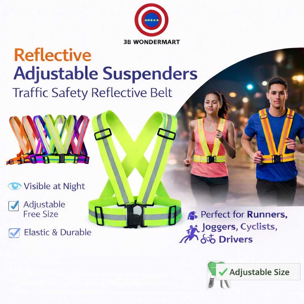 10-Pack Reflective Safety Vest – 360° High Visibility, Adjustable Strap, Lightweight, For Running, Cycling, Night Work (Green)