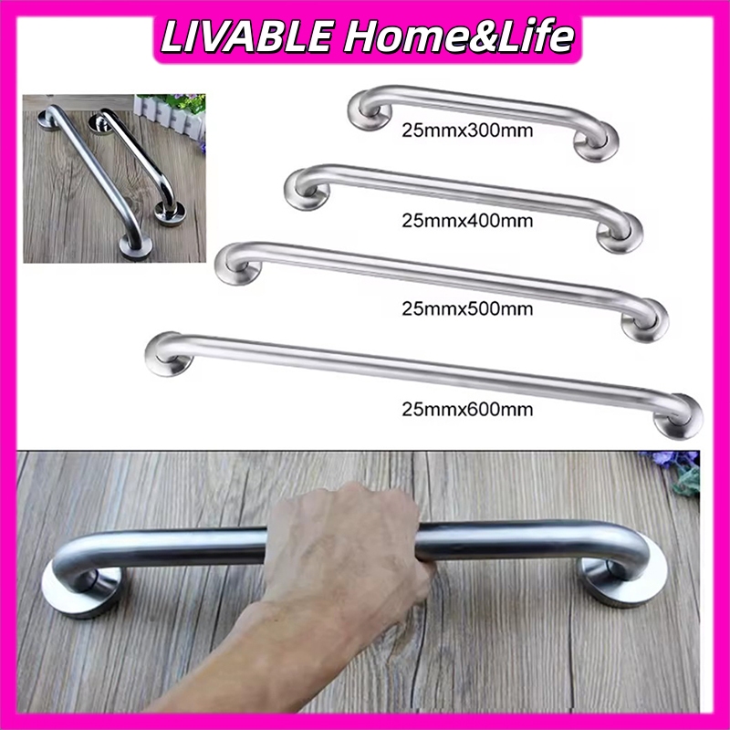 Stainless Steel Bathroom Shower Bar Handrail Toilet Handrails 30/40/50 ...