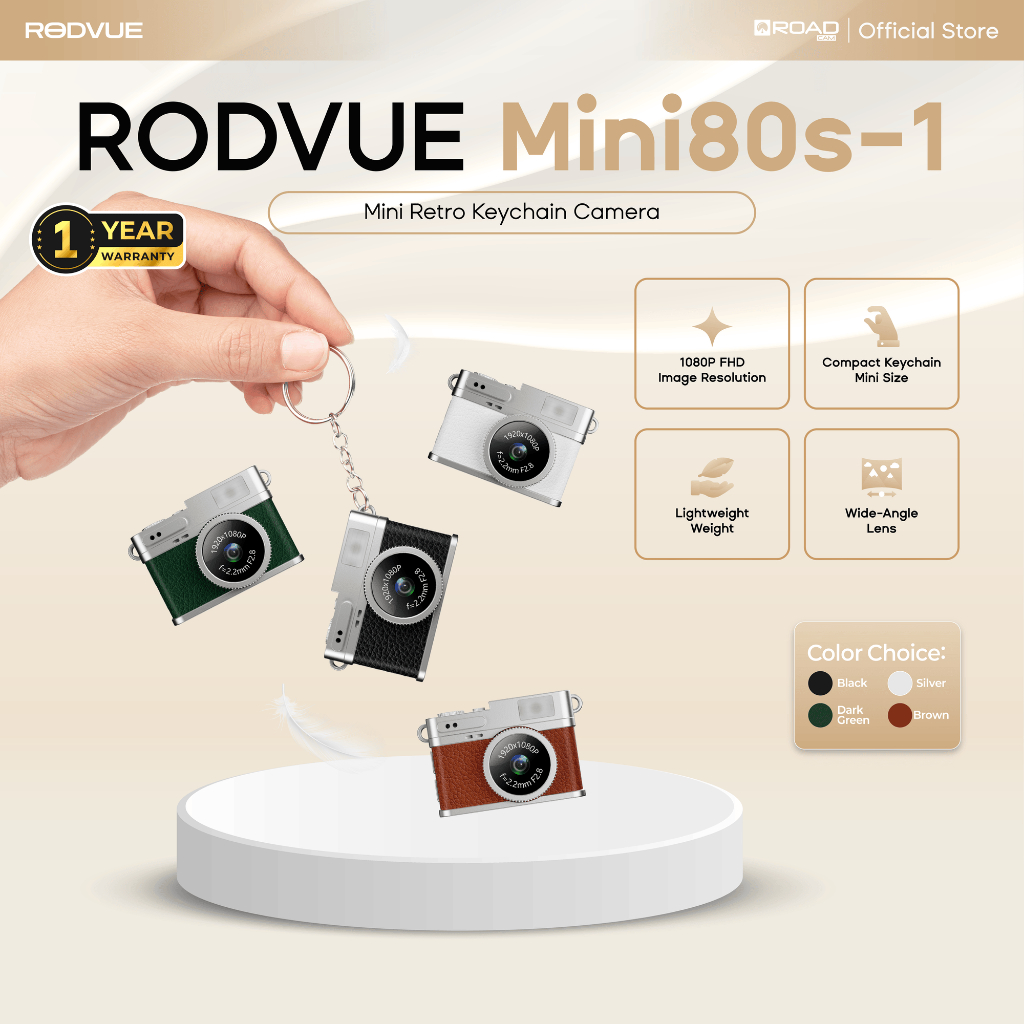 [Vintage & Retro] RODVUE Mini80s Mini Digital Camera by ROADCAM | 1080P ...