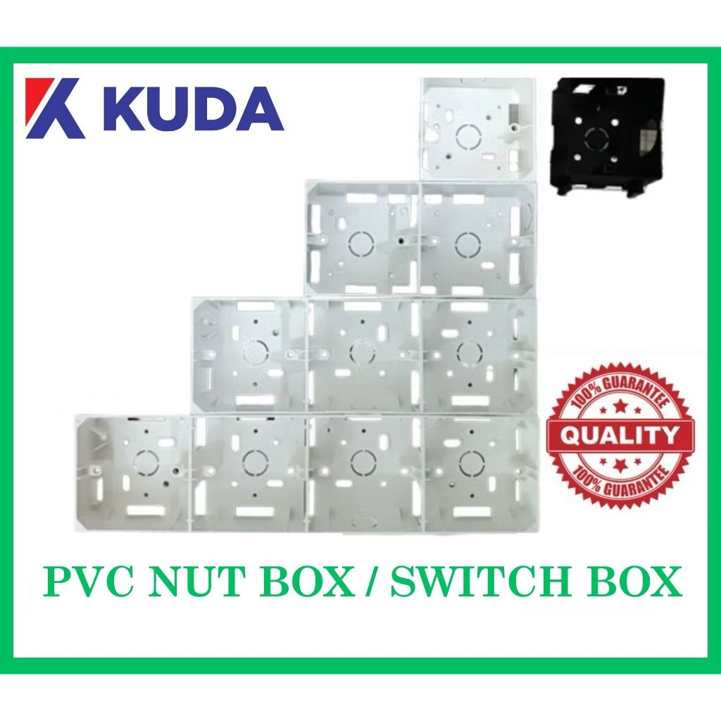 PVC Nut Box 3 x 3 / 3 x 6 / 3 x 7 / 3 x 10 / 3 x 12 for switch ...