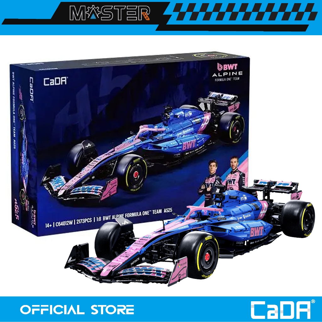 CaDA BWT Alpine F1 Team A525 Racing Car Brick DIY 1:80 Scale Vehicles ...