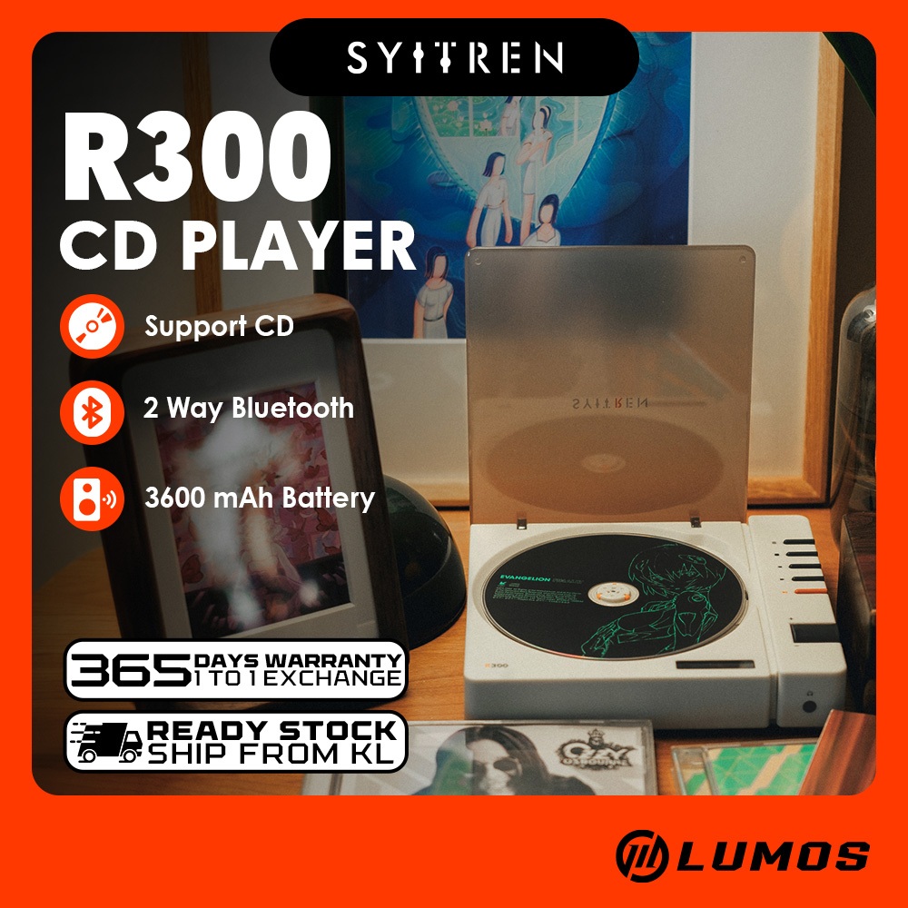 SYITREN R300 CD Player 2000 mAh Battery 2 Way Bluetooth Support Common ...
